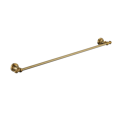 Medoc Single Towel Bar 750mm Brushed Bronze