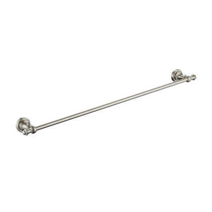 Medoc Single Towel Bar 750mm Brushed Nickel