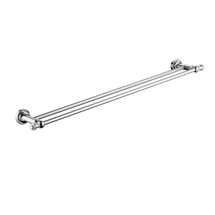 Medoc Double Towel Bar 750mm Chrome