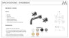 Ryker Bath Set Gun Metal