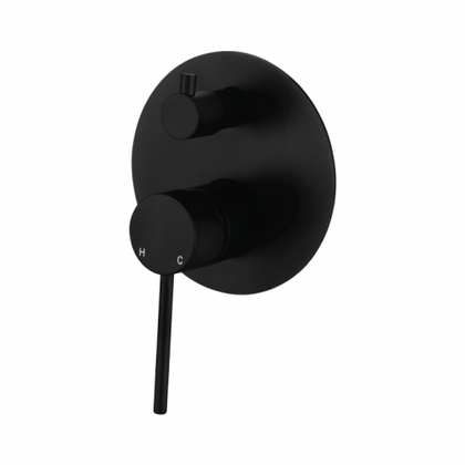 Star Mini Diverter Shower Mixer Matte Black