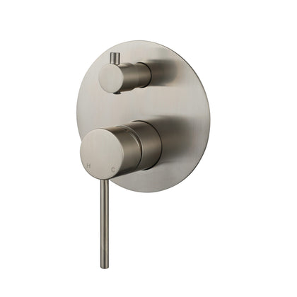 Star Mini Diverter Shower Mixer – Brushed Chrome