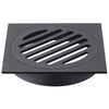 BLACK SQUARE GRATE 100MM