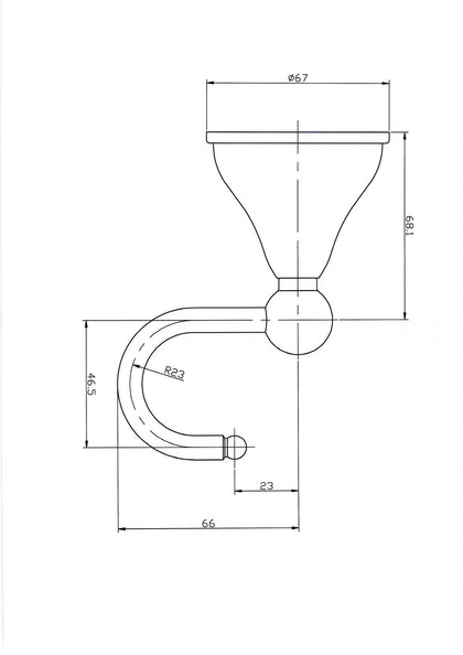 Dallas robe hook