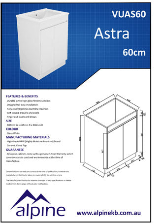 Instructions Astra 60cm