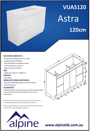 User manual Astra 120cm for sale